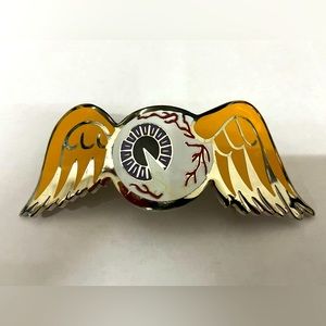 COPY - Vintage Von Dutch belt buckle on of a kind flaying eyeball